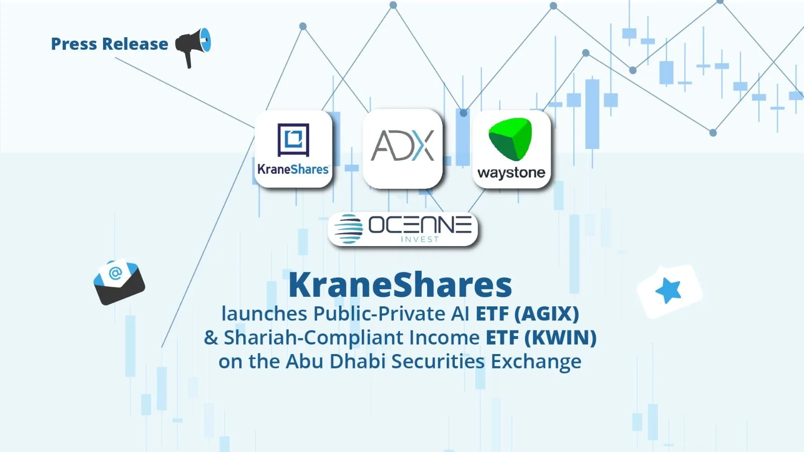 KraneShares launches Public-Private AI ETF (AGIX) & Shariah-Compliant Income ETF (KWIN) on the Abu Dhabi Securities Exchange (ADX)