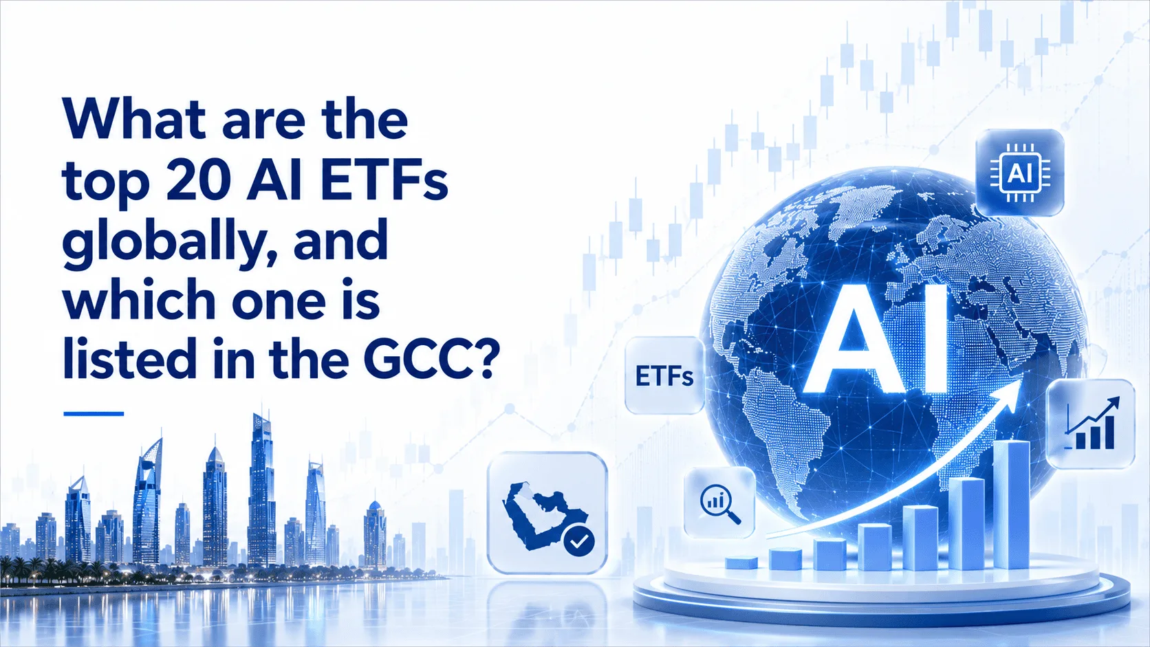 What are the top 20 AI ETFs globally, and which one is listed in the GCC?