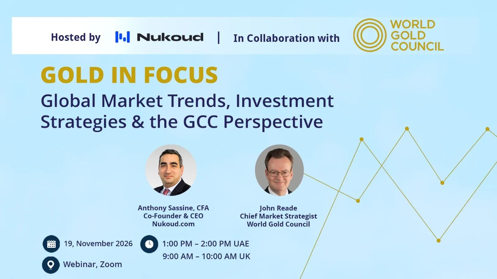 Webinar: Gold in focus: global market trends, investment strategies & the GCC perspective