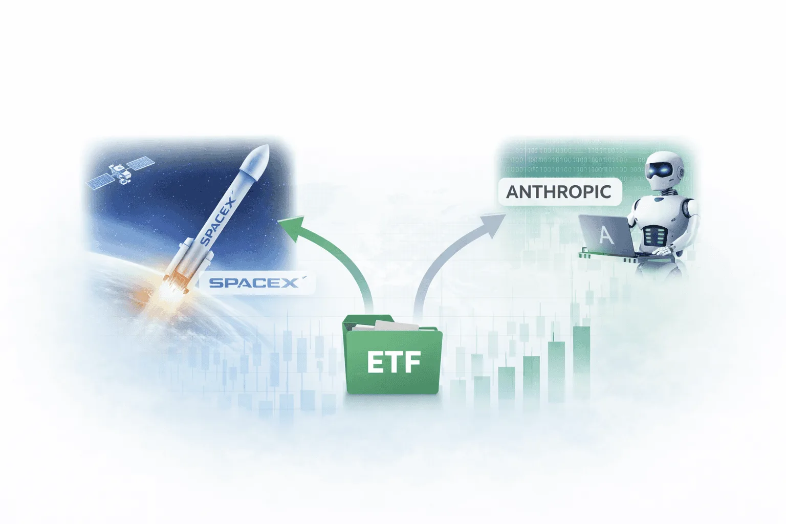 ETFs Target SpaceX and Anthropic Ahead of IPOs in New Access Play
