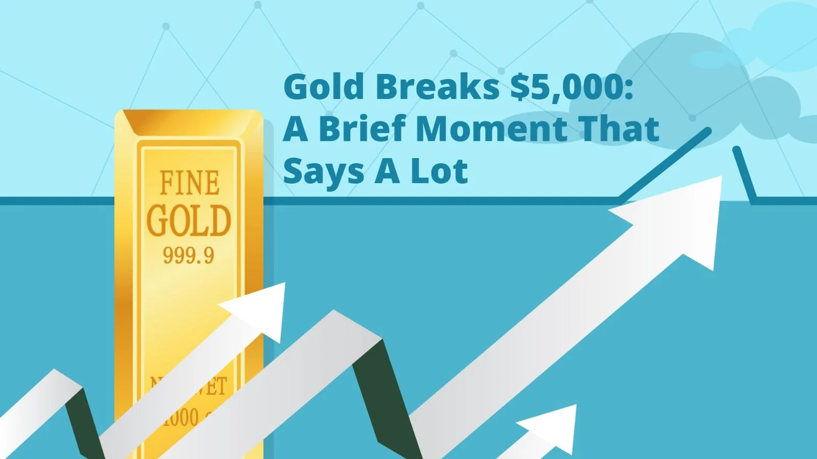 Gold breaks $5,000: a brief moment that says a lot