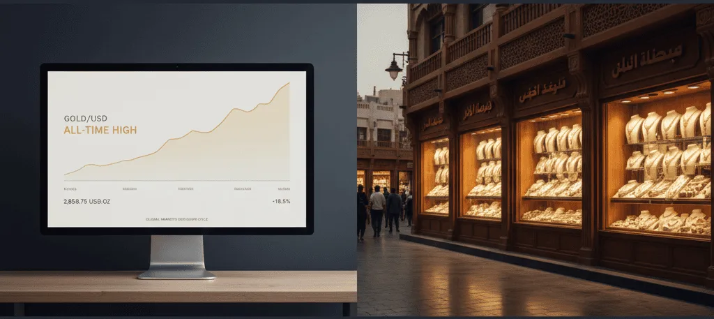 Gold’s 2025 Super-Cycle: From Trading Screens to the Gold Souk