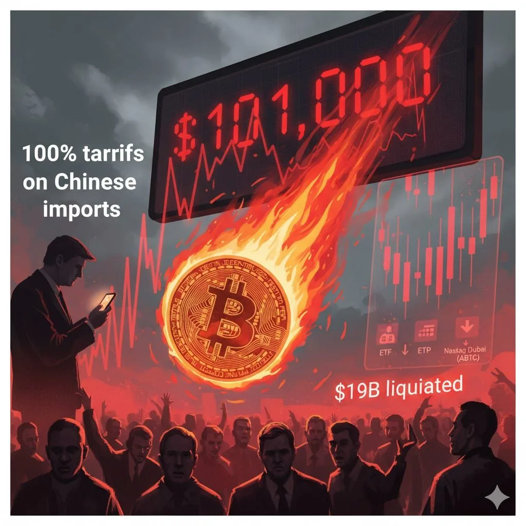 Tariff Tweet Sparks $19B Crypto Flash Crash