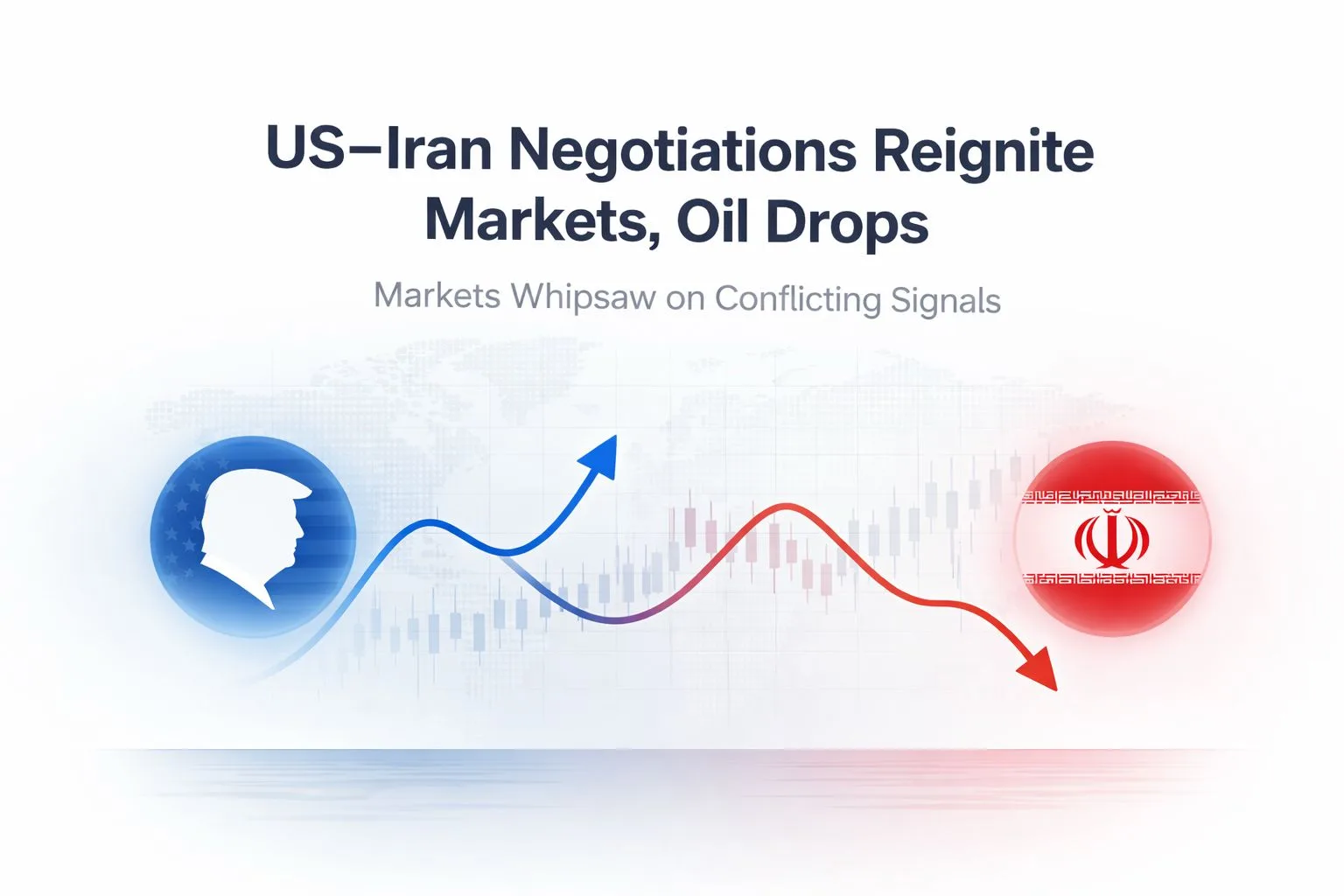 US-Iran negotiations reignite the markets, oil drops